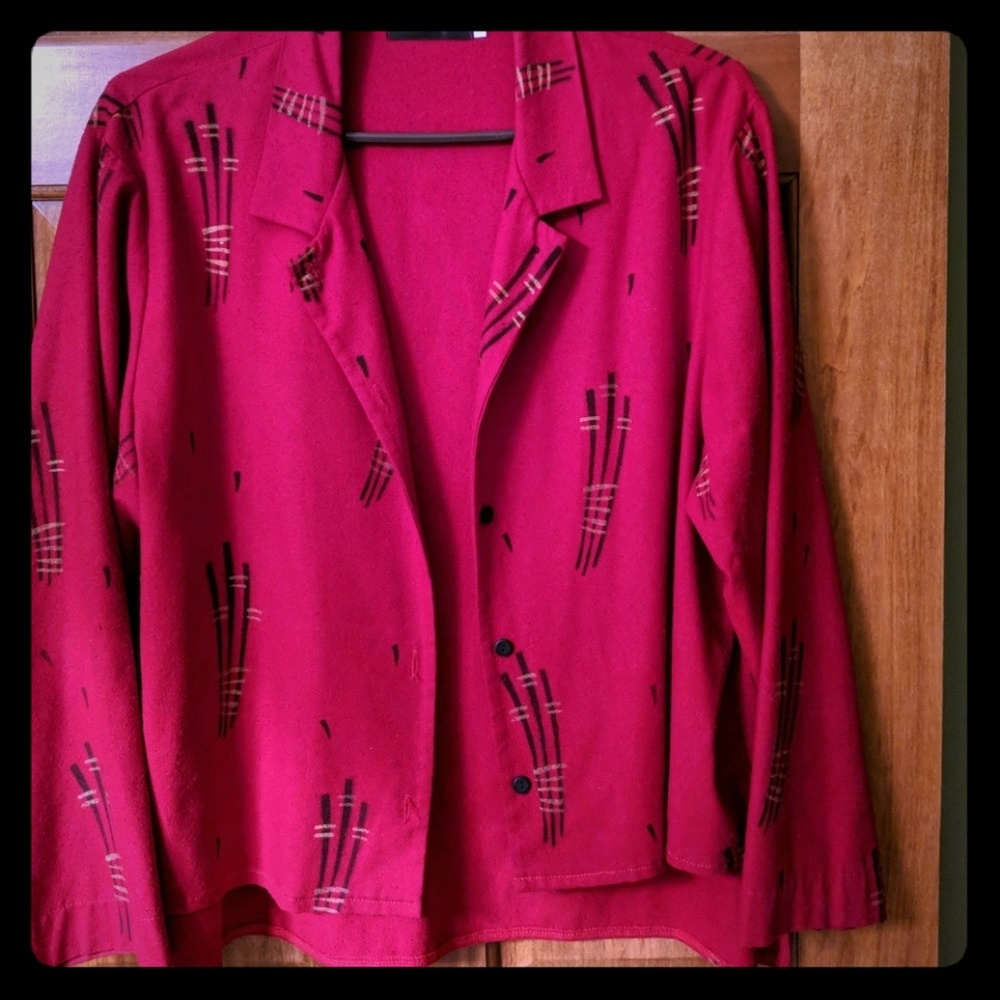 Raw silk handmade shirt